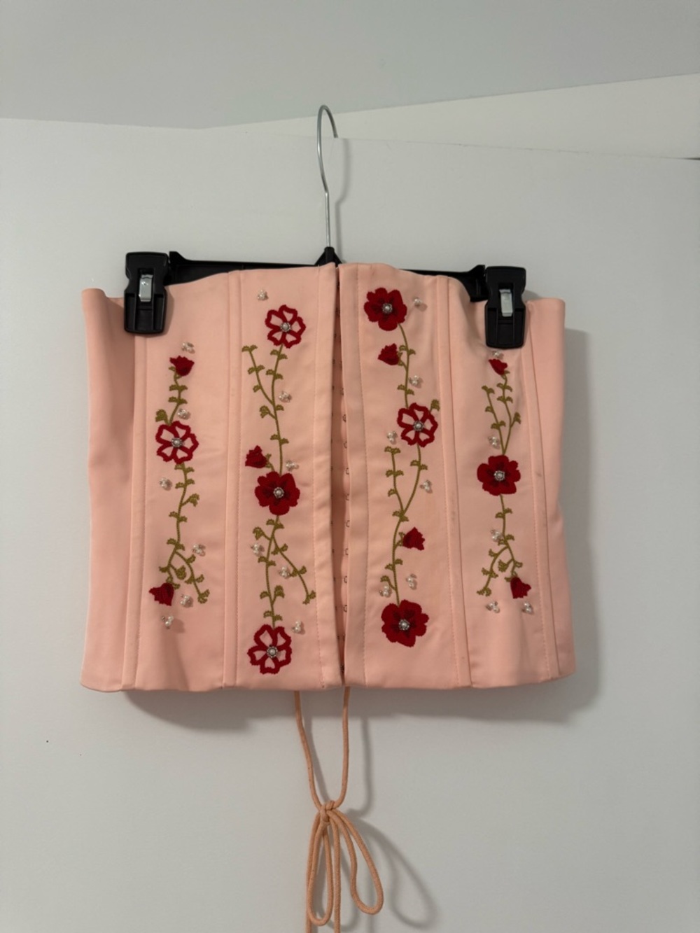 Guizio meadows corset in pink